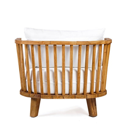 Daybed aus recyceltem Teakholz mit Outdoor-Kissen | VIA X SELECTION