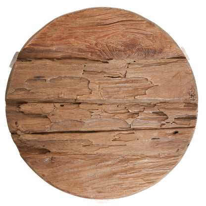 Hocker aus recyceltem Teakholz natur mittel | VIA X SELECTION