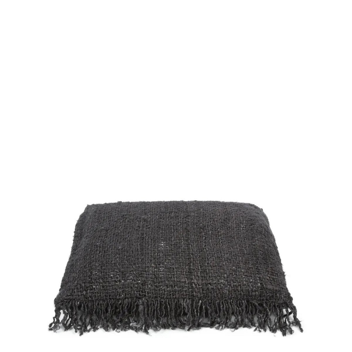 Kissenbezug aus Baumwolle in Schwarz und Dunkelblau, 40 × 40 cm | VIA X SELECTION