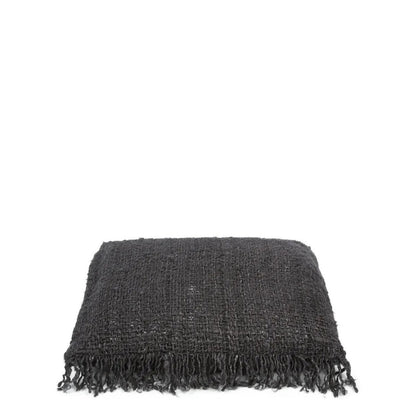 Kissenbezug aus Baumwolle in Schwarz und Dunkelblau, 40 × 40 cm | VIA X SELECTION