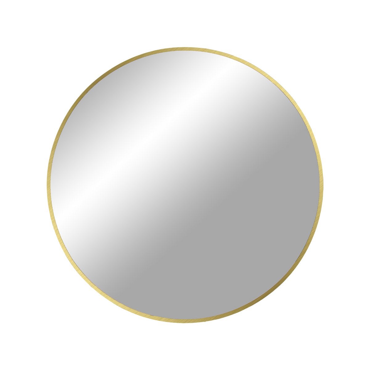 Runder Wandspiegel mit Aluminiumrahmen, Ø 60 cm | VIA X SELECTION