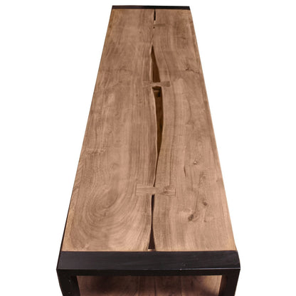 Schreibtisch mit Baumkante und Schubladen 160 cm | VIA X SELECTION