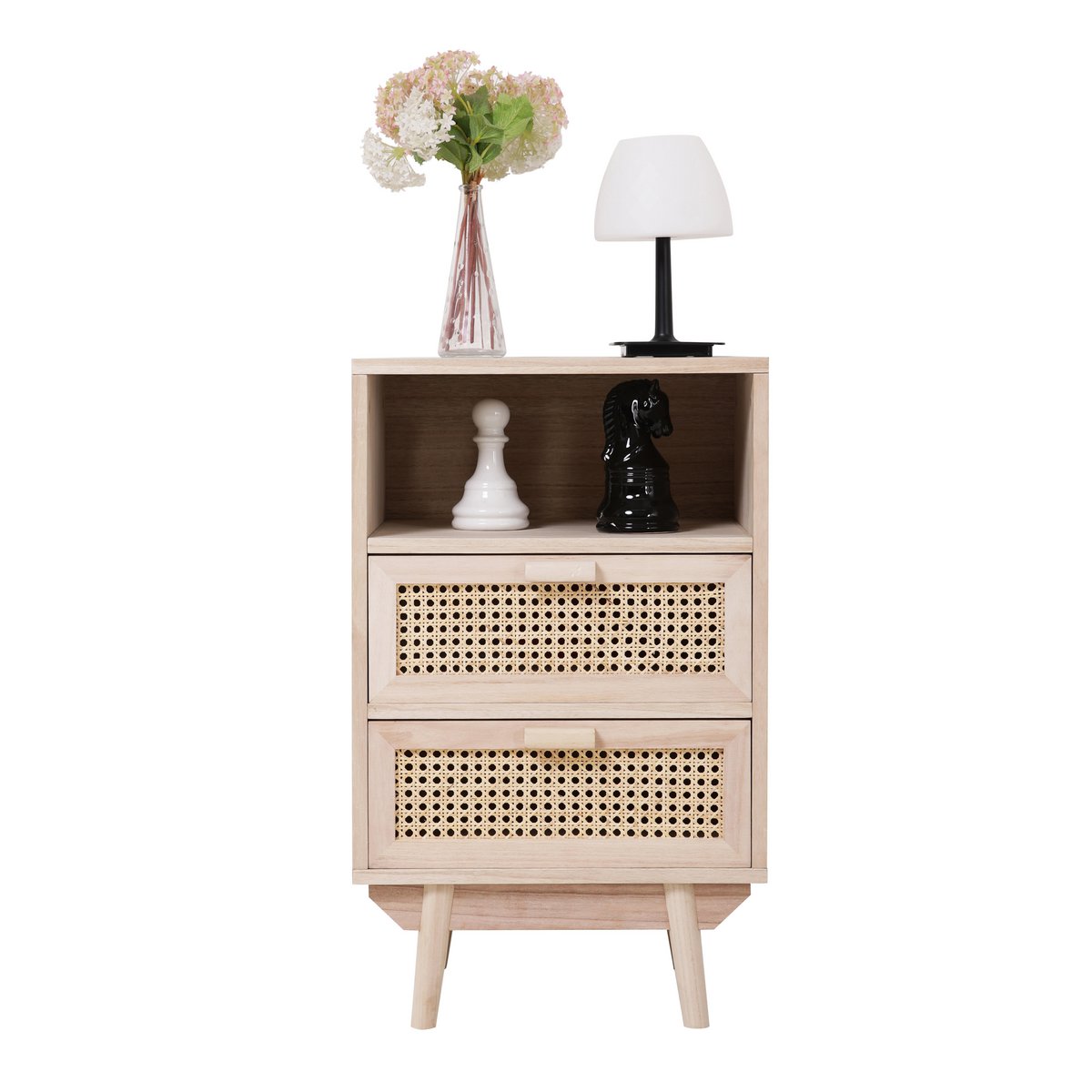 Kommode mit Rattangeflecht, 36 × 42 × 68 cm | VIA X SELECTION