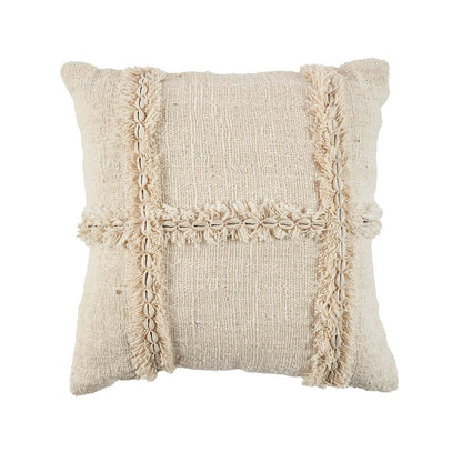 Kissenbezug aus Baumwolle in Naturton, 50 × 50 cm | VIA X SELECTION