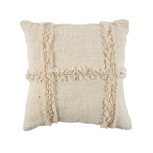 Kissenbezug aus Baumwolle in Naturton, 50 × 50 cm | VIA X SELECTION