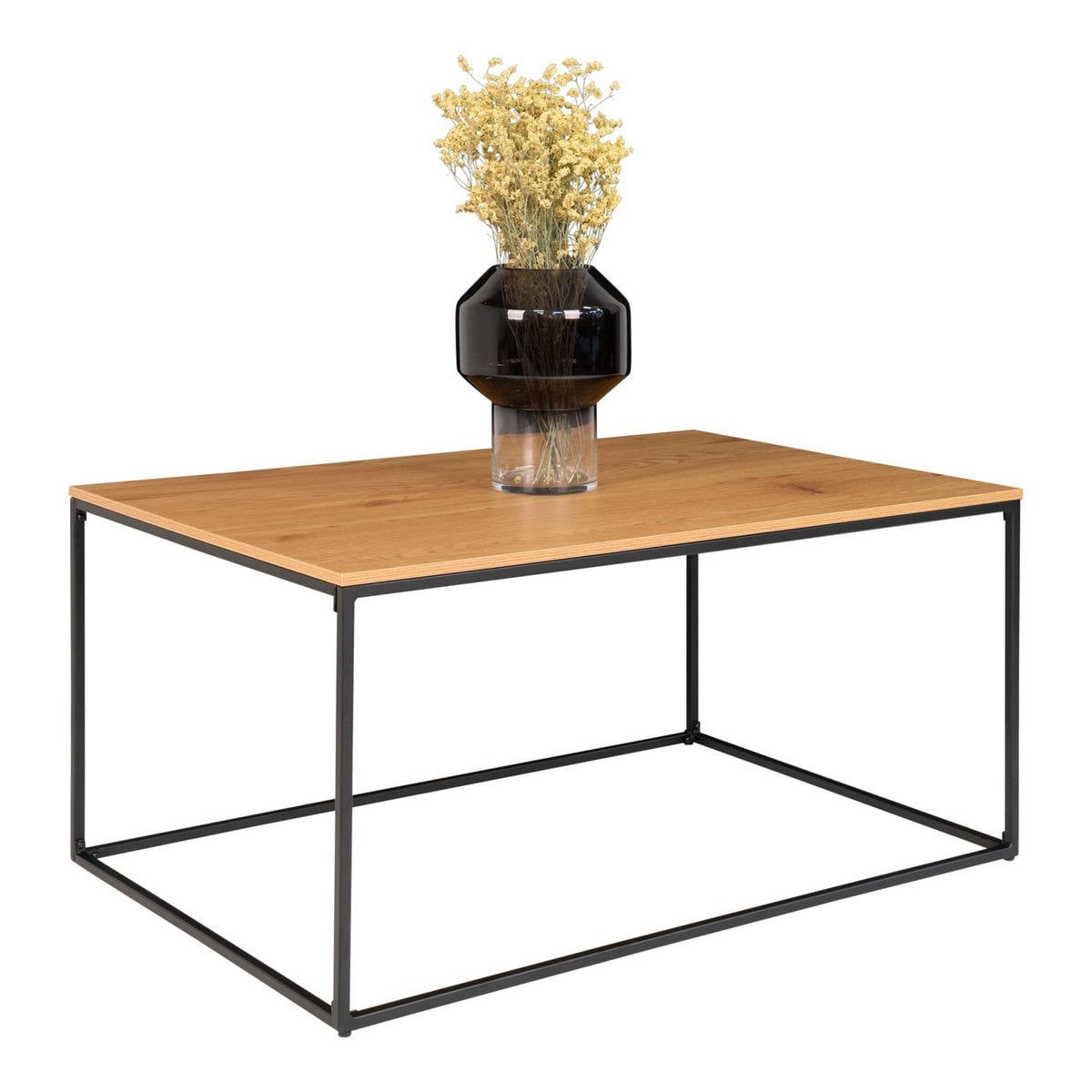 Couchtisch aus Holzwerkstoff in Eichenoptik, 90 × 60 × 45 cm | VIA X SELECTION