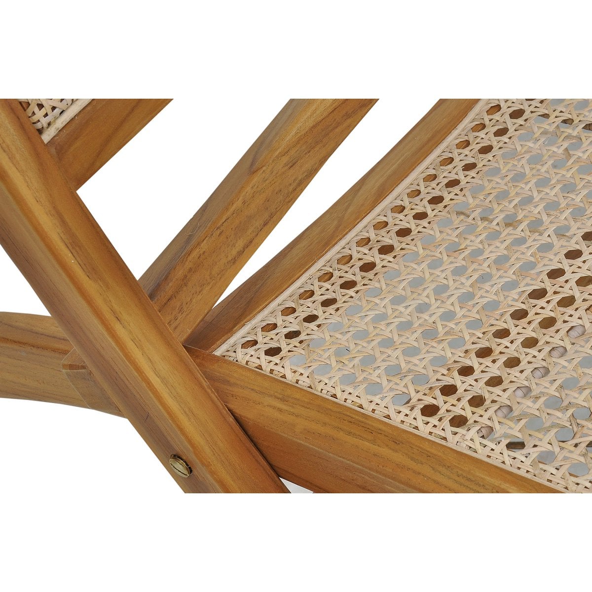 Klappstuhl aus Rattan Braun | VIA X SELECTION