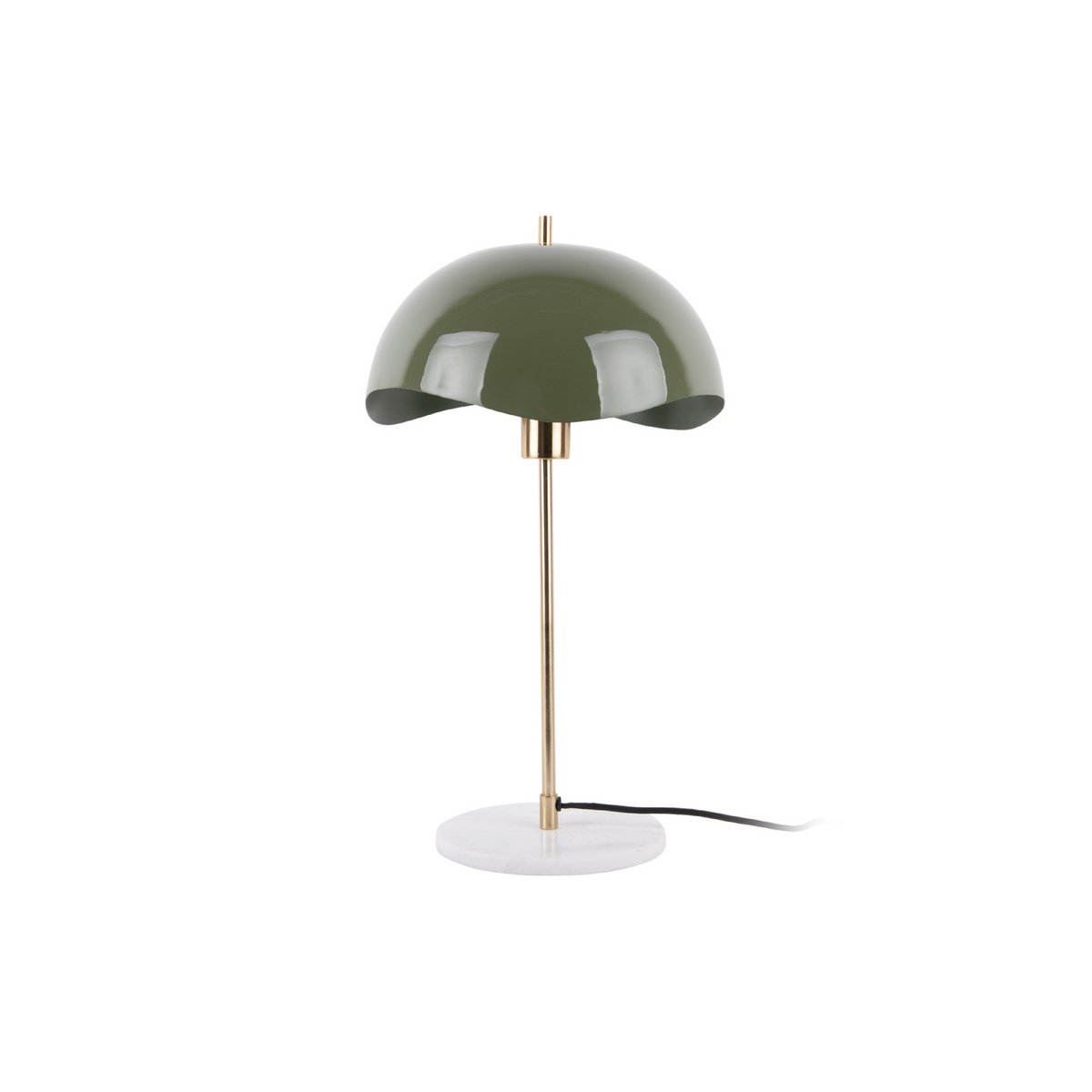 Leitmotiv Waved Dome Tischleuchte in Grün | VIA X SELECTION