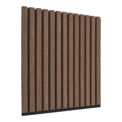 Quadratisches Akustikpaneel aus Holz braun 52 cm | VIA X SELECTION