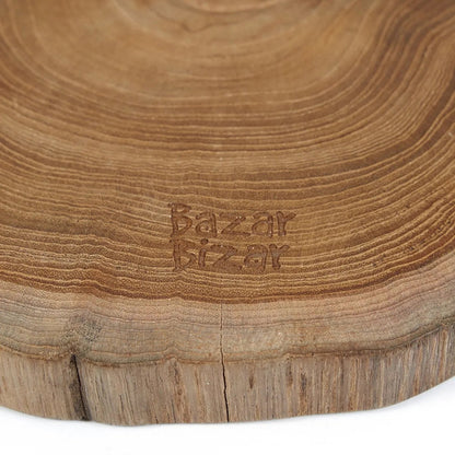 Schneidebrett aus Teakwurzelholz 34 cm | VIA X SELECTION