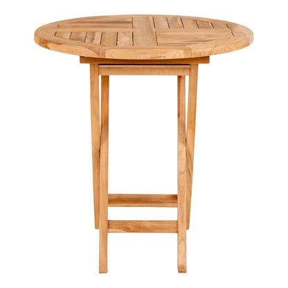 Runder Beistelltisch aus Teak, Ø, 70 × 75 cm | VIA X SELECTION