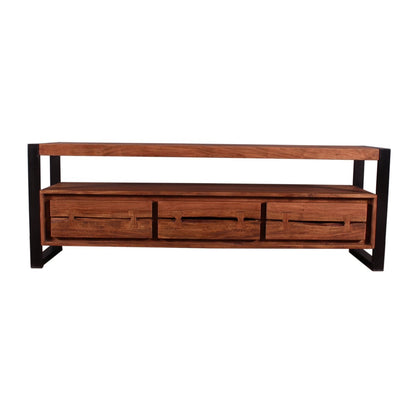 Schreibtisch mit Baumkante und Schubladen 160 cm | VIA X SELECTION