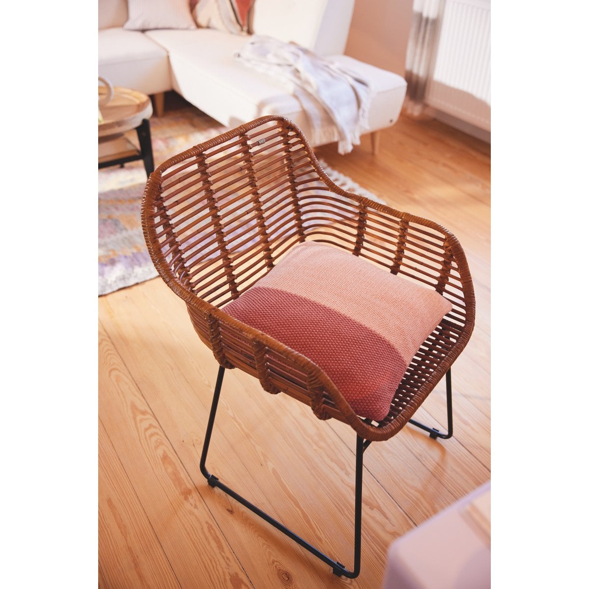 Rattansessel mit Kufengestell im 2er-Set | VIA X SELECTION