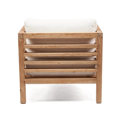 Modulares Outdoor-Sofamodul aus Teakholz | VIA X SELECTION