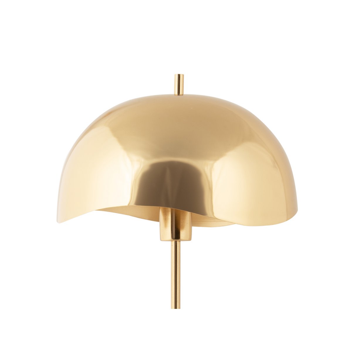 Leitmotiv Waved Dome Tischleuchte in Gold | VIA X SELECTION