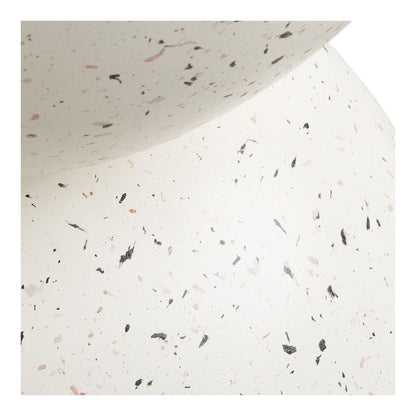 Runder Beistelltisch in Terrazzo-Optik, Ø, 40 × 45 cm | VIA X SELECTION