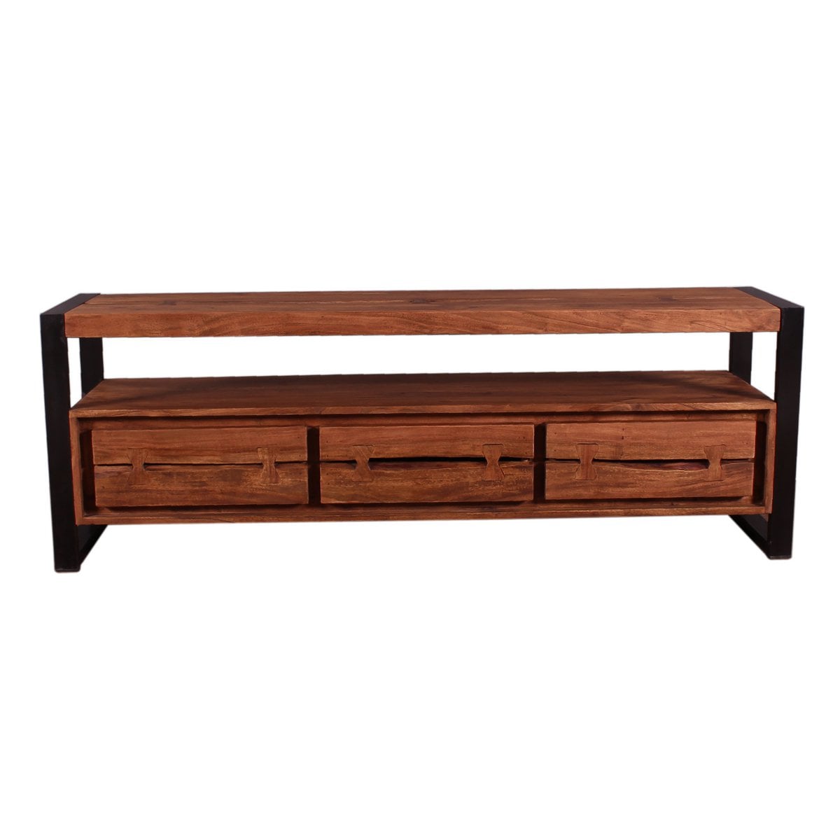 Schreibtisch mit Baumkante und Schubladen 160 cm | VIA X SELECTION