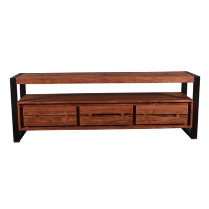 Schreibtisch mit Baumkante und Schubladen 160 cm | VIA X SELECTION