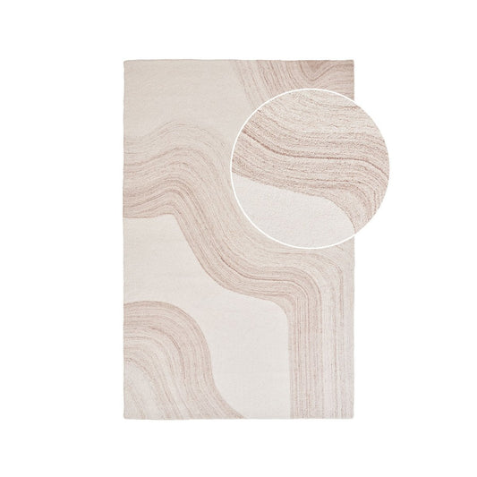 Wollteppich braun, 160 × 230 cm | VIA X SELECTION