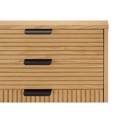 Breite Kommode mit Eichenfront, 40 × 120 × 80 cm | VIA X SELECTION