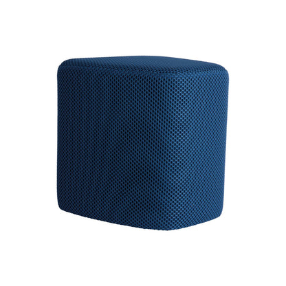 Dreieckiger Pouf mit Mesh in Blau | VIA X SELECTION