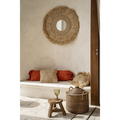 Hocker aus recyceltem Teakholz natur mittel | VIA X SELECTION