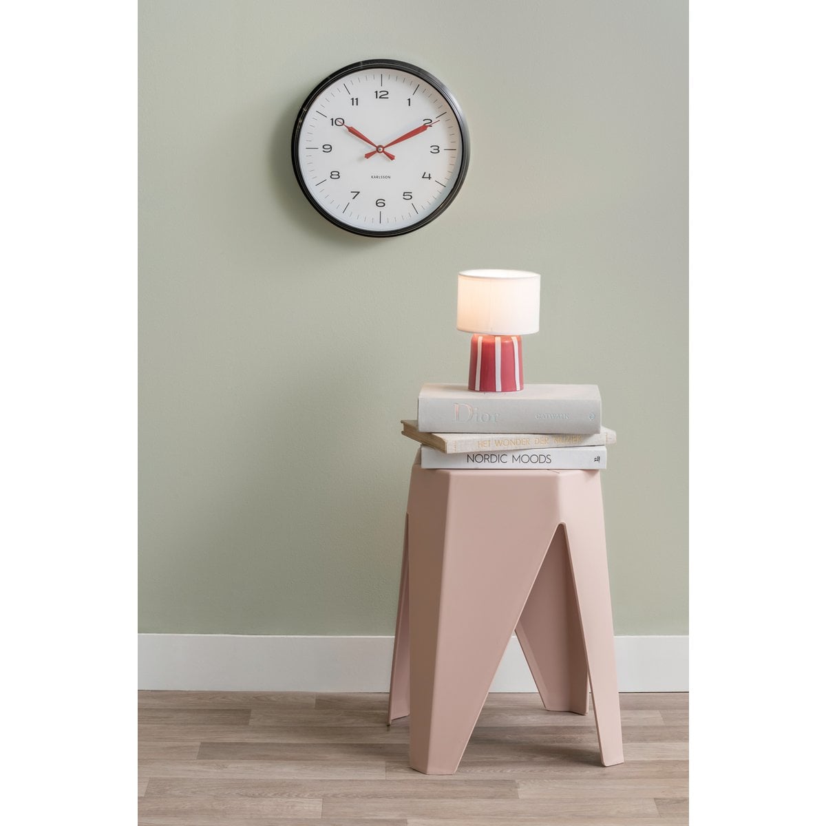 Kompakter Kunststoffhocker Rosa | VIA X SELECTION
