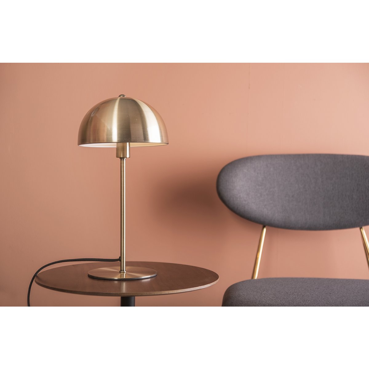 Leitmotiv Bonnet Tischleuchte in Gold | VIA X SELECTION
