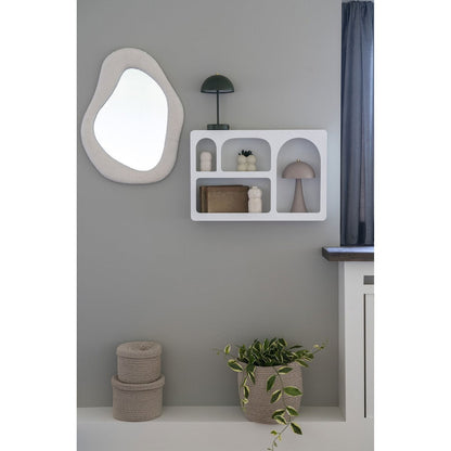 Wandregal weiß, 40 × 13 × 60 cm | VIA X SELECTION