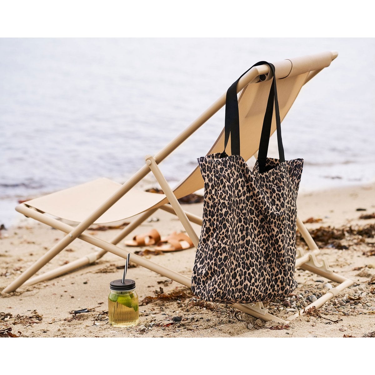 Outdoor-Stuhl in Taupe mit verstellbarer Rückenlehne | VIA X SELECTION