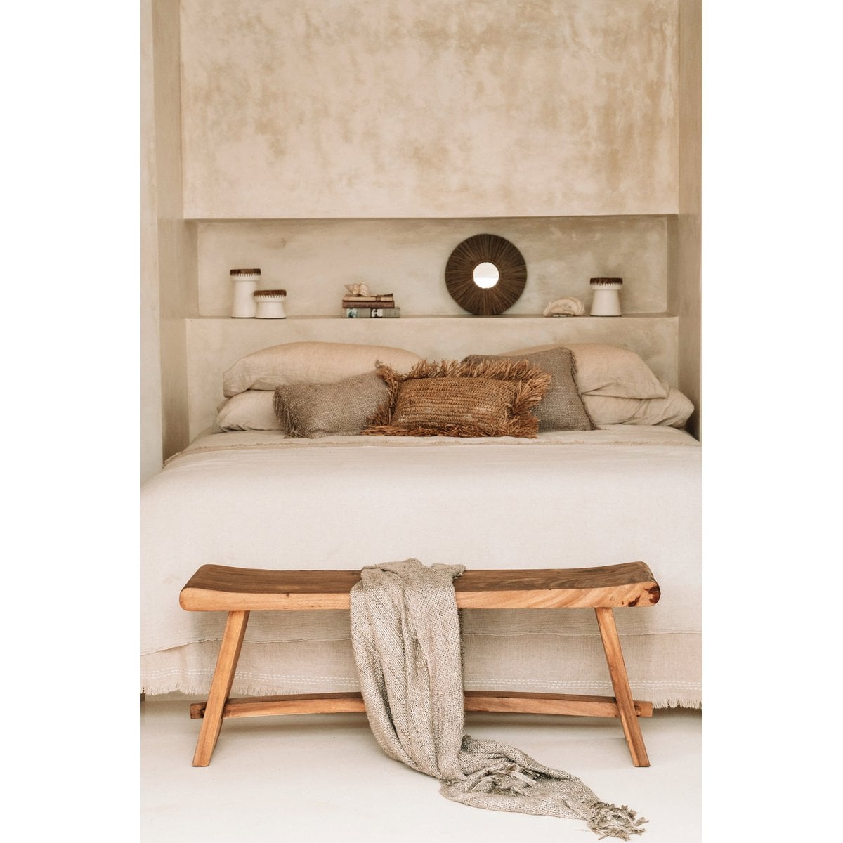 Sitzbank aus Suarholz natur 120 cm | VIA X SELECTION