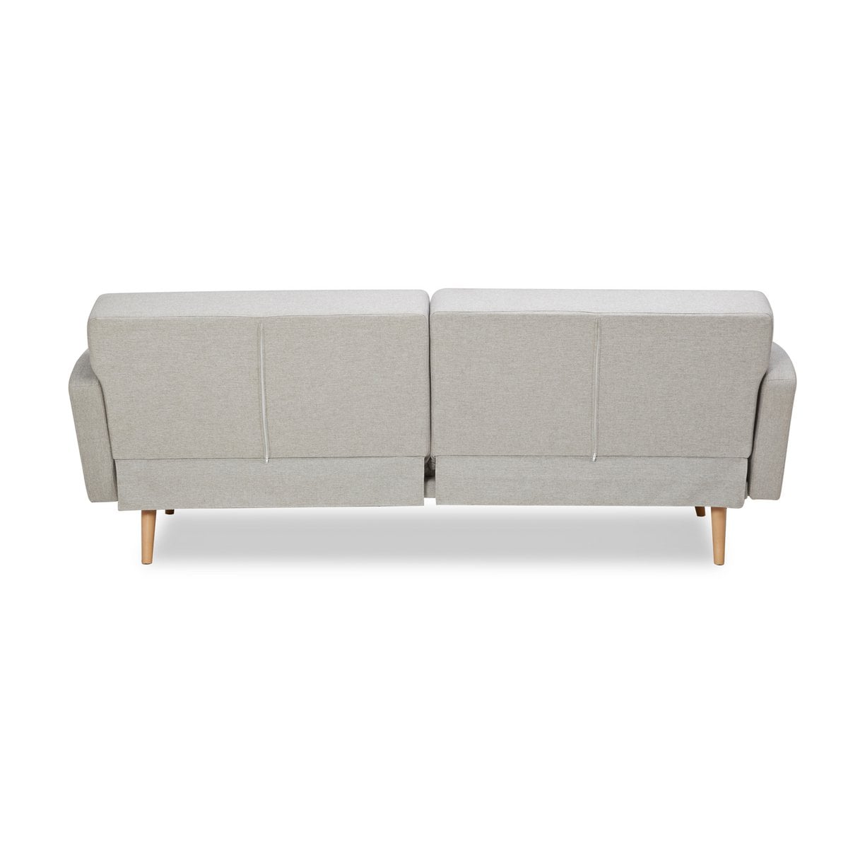 3-Sitzer-Sofa aus grauem Webstoff mit Liegefunktion | VIA X SELECTION
