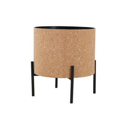 2er-Couchtisch-Set aus Kork und Metall 63 × 63 × 48,5 cm | VIA X SELECTION