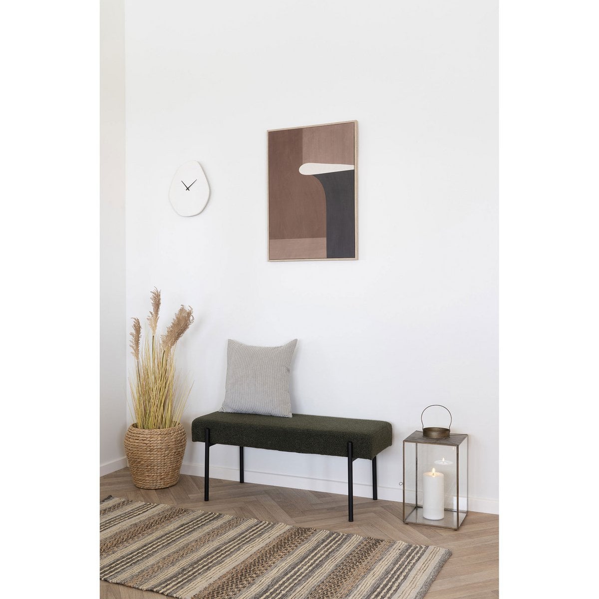 Kissen aus Polyester beige, 45 × 45 cm | VIA X SELECTION