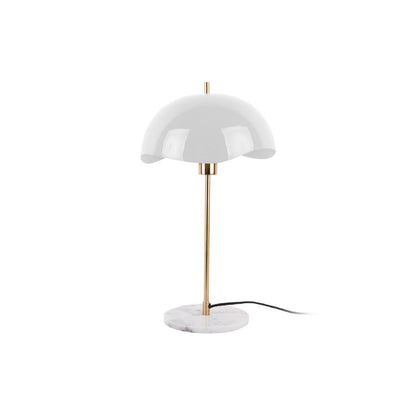 Leitmotiv Waved Dome Tischleuchte in Weiß | VIA X SELECTION