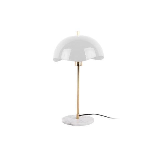 Leitmotiv Waved Dome Tischleuchte in Weiß | VIA X SELECTION