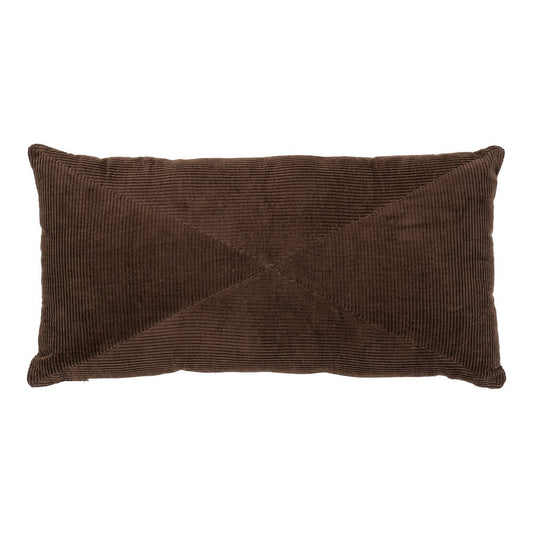 Kissen aus Baumwolle braun mit Struktur, 30 × 60 cm | VIA X SELECTION