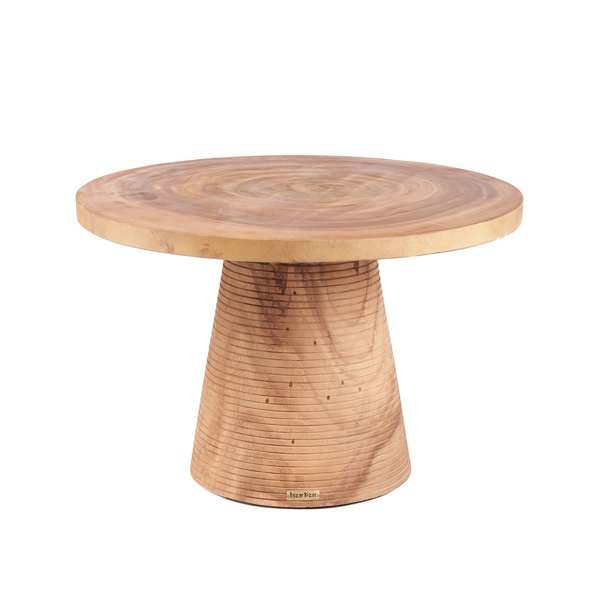 Runder Couchtisch aus Suarholz, Ø, 70 × 45 cm | VIA X SELECTION