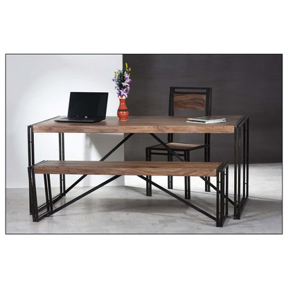 Esstisch Akazienholz braun Factory-Design, 180 × 90 cm | VIA X SELECTION