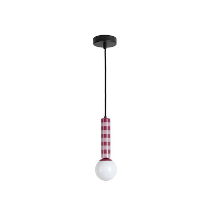 Leitmotiv Rayado Pendelleuchte in Rot | VIA X SELECTION