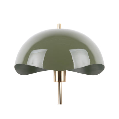 Leitmotiv Waved Dome Tischleuchte in Grün | VIA X SELECTION