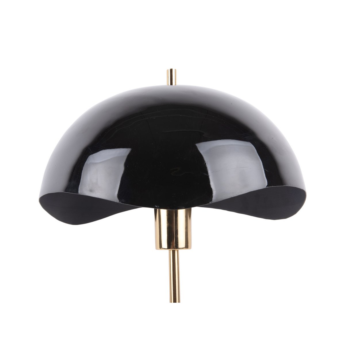 Leitmotiv Waved Dome Tischleuchte in Schwarz | VIA X SELECTION