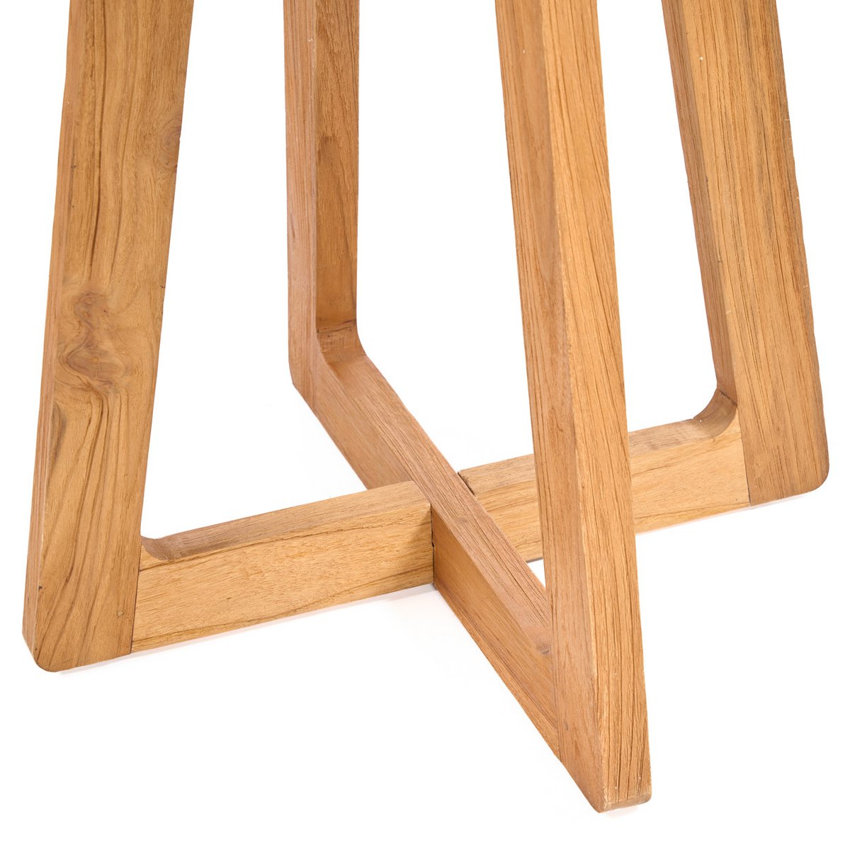 Bartisch recyceltes Teakholz quadratisch, 70 × 70 × 100 cm | VIA X SELECTION