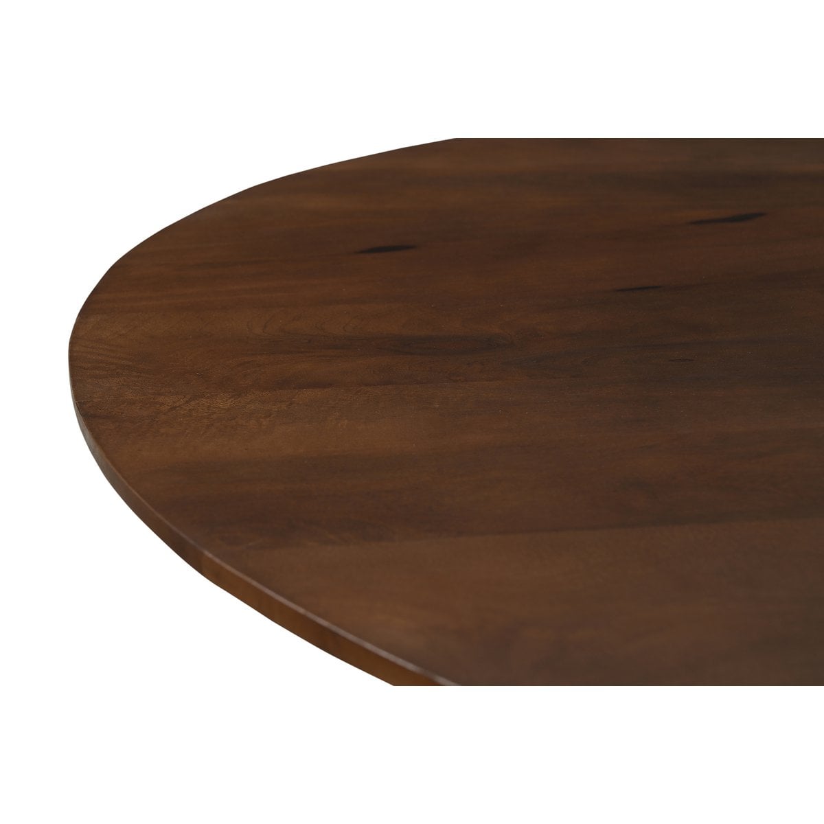 Runder Esstisch Mangoholz konischer Mittelfuß 130 cm | VIA X SELECTION