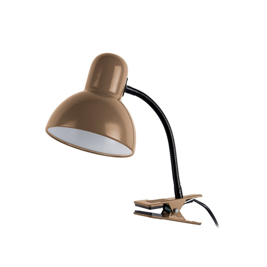 Leitmotiv Clip On Lamp New Retro Klemmlampe in Braun | VIA X SELECTION