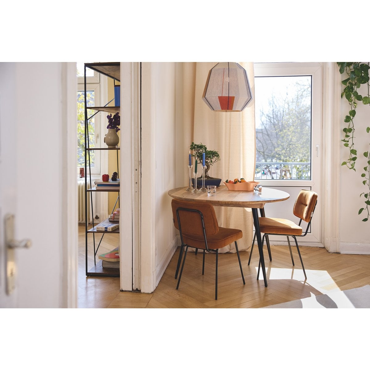 TOM TAILOR Home runder Esstisch Mangoholz Metallgestell 120 cm | VIA X SELECTION