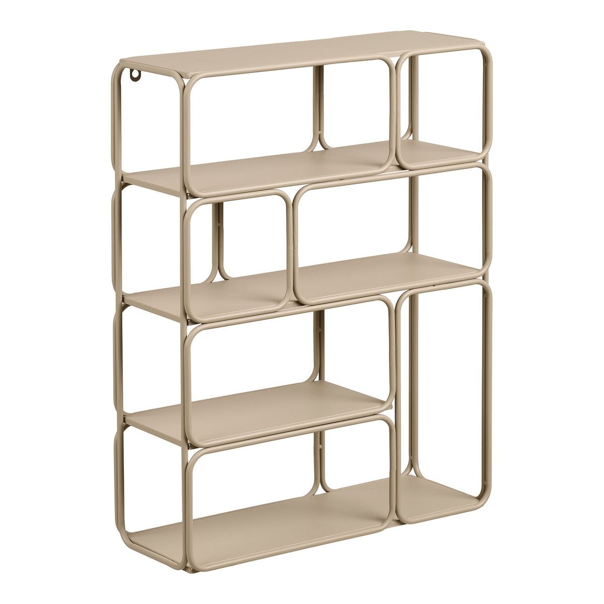Wandregal Hochformat beige, 48 × 18 × 64 cm | VIA X SELECTION
