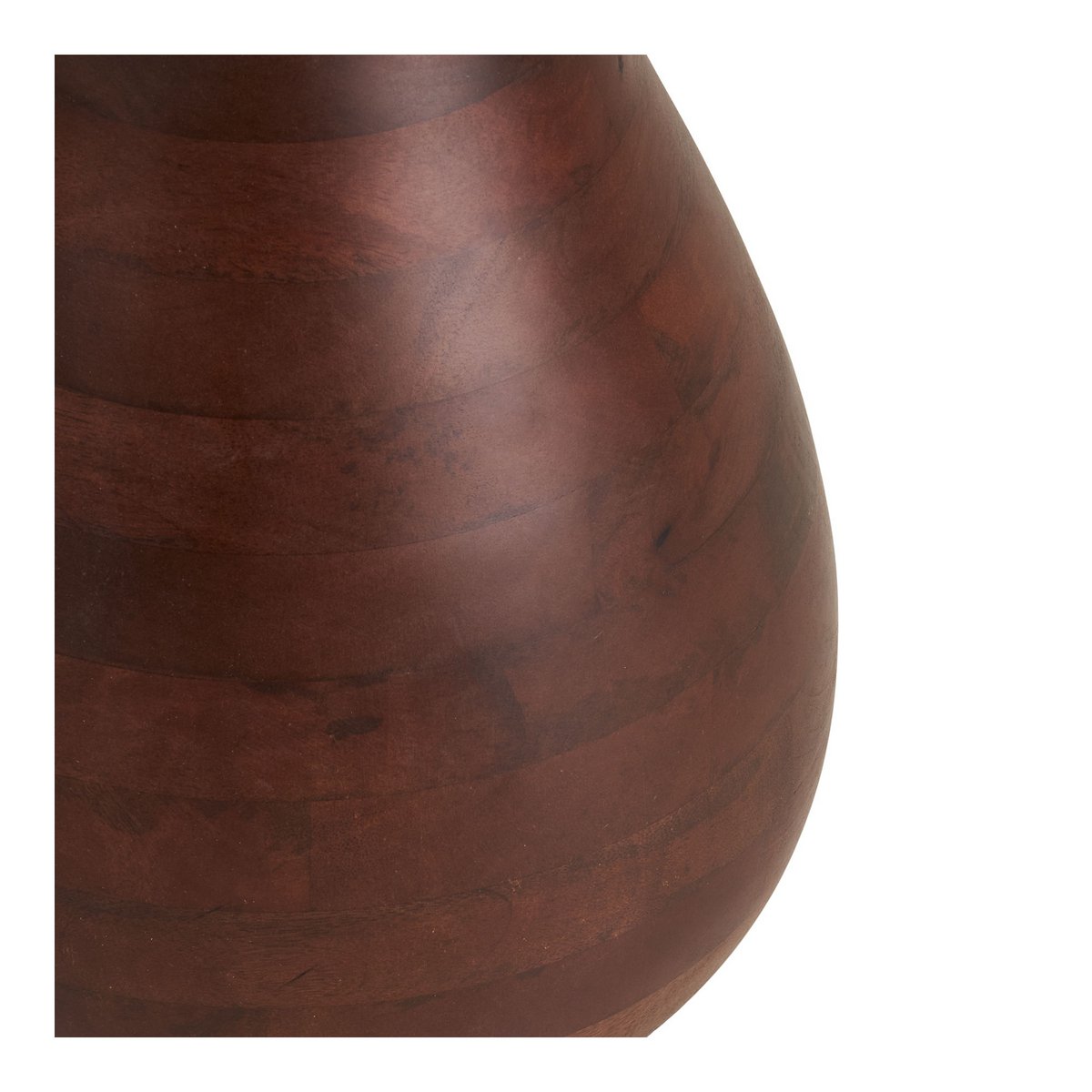 Runder Beistelltisch aus Marmor und Mangoholz, Ø, 40 × 41 cm | VIA X SELECTION