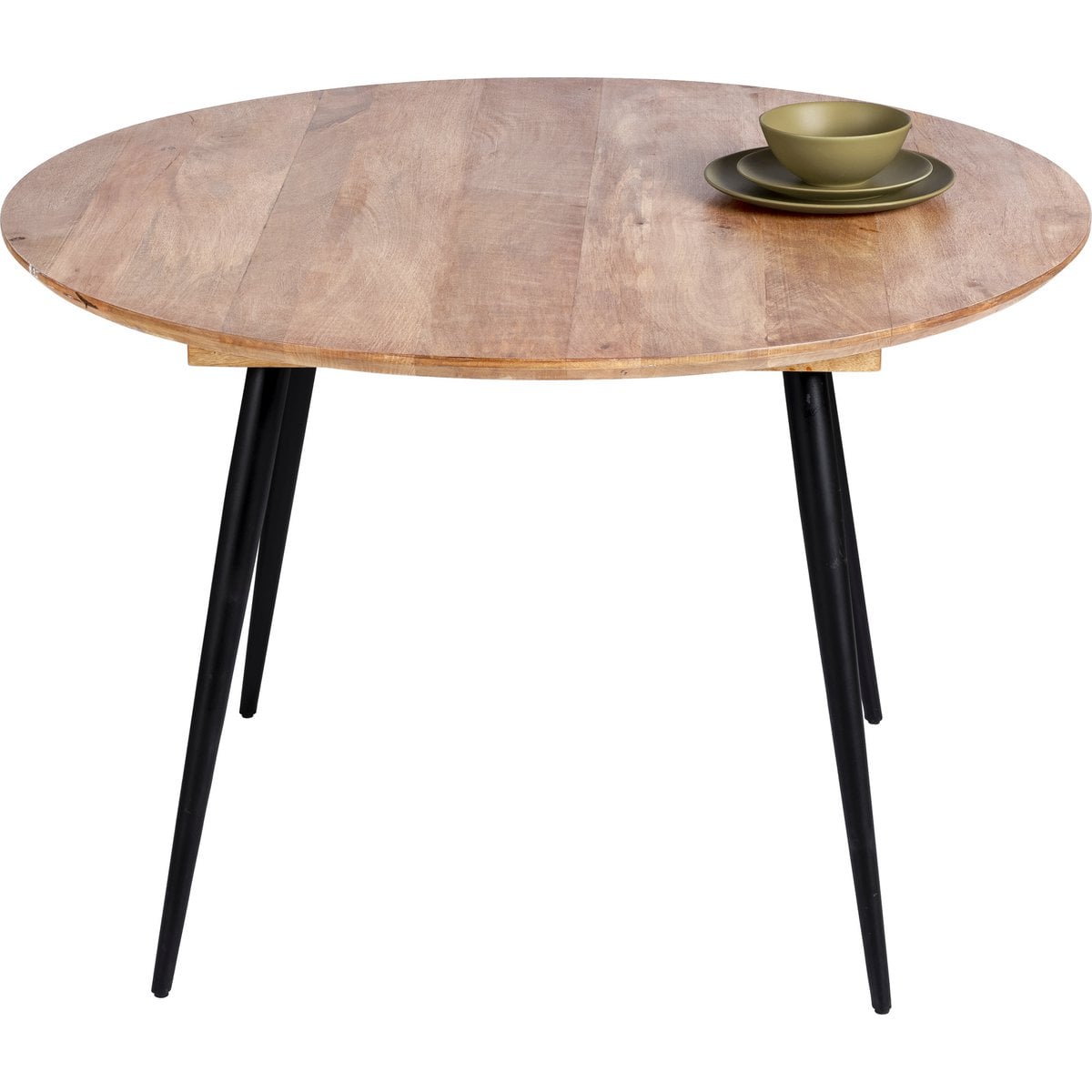 TOM TAILOR Home runder Esstisch Mangoholz Metallgestell 120 cm | VIA X SELECTION