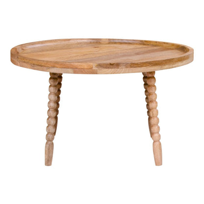 Runder Couchtisch aus Mangoholz, Ø, 60 × 35 cm | VIA X SELECTION